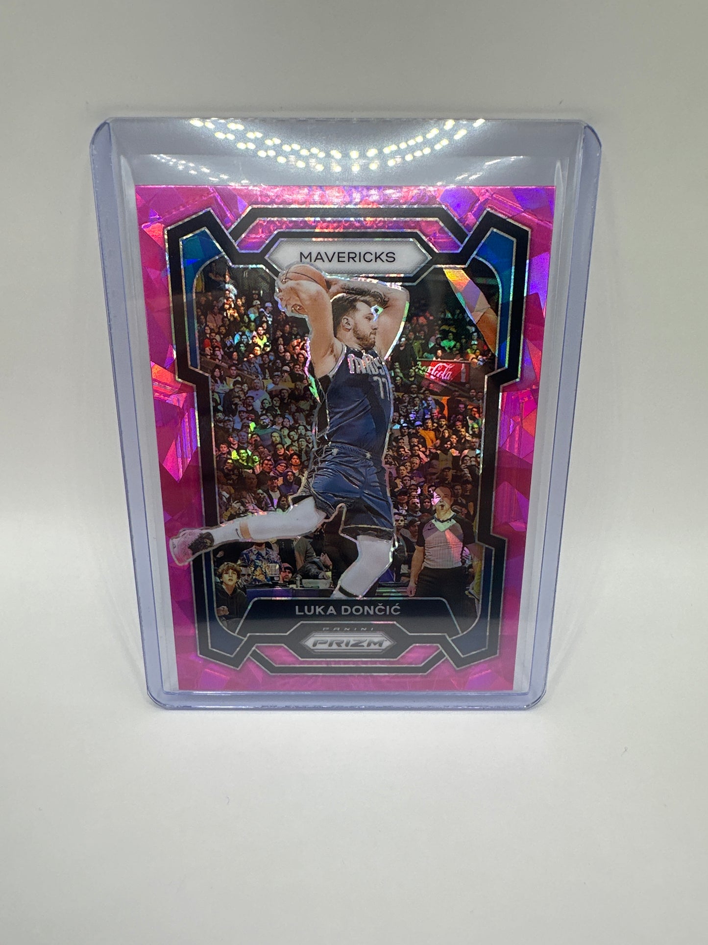 Luka Doncic 2023 Prizm #110 Pink Ice PSA 10