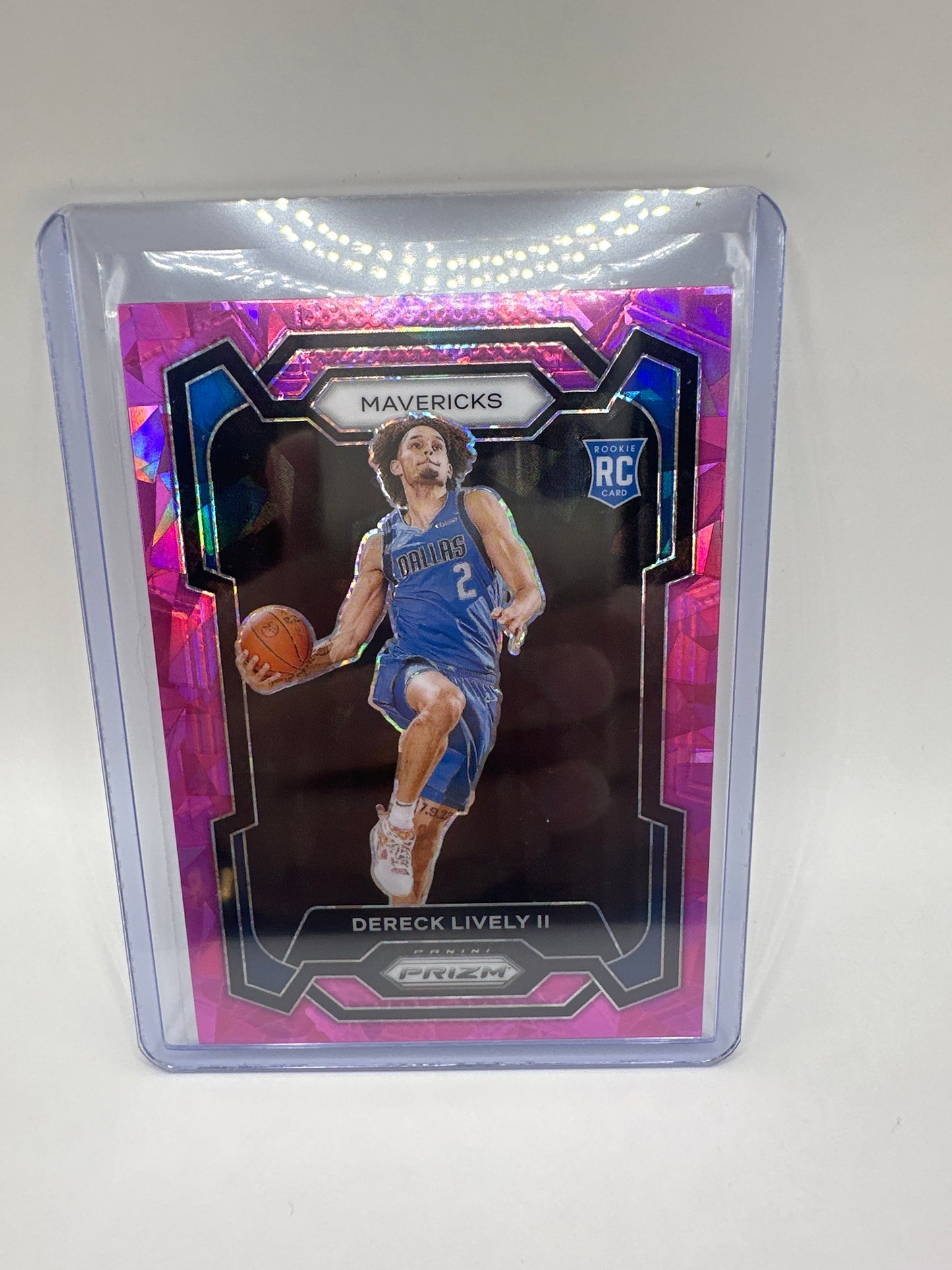 Dereck Lively II 2023 Prizm #163 Pink Ice Rookie PSA 10