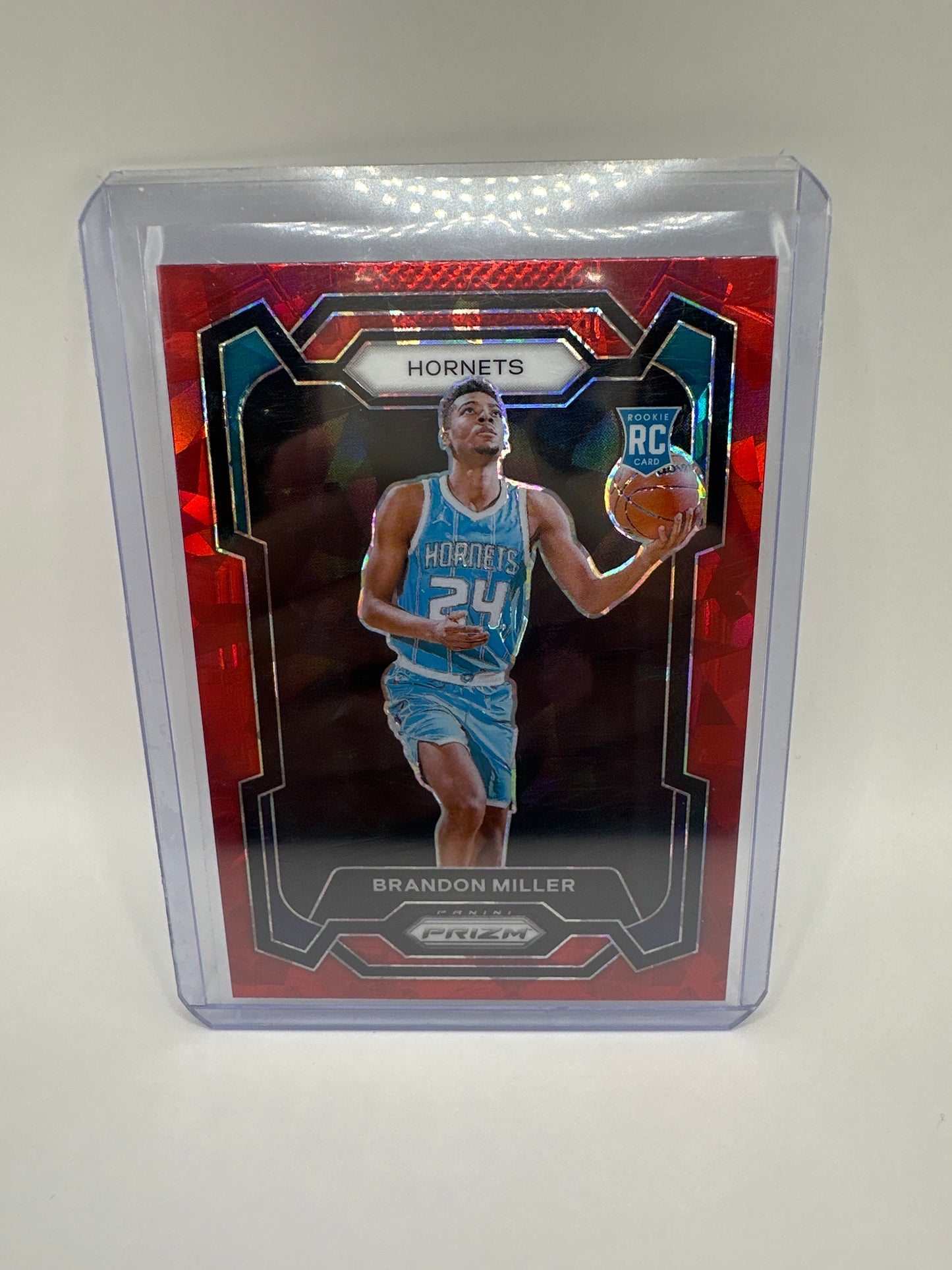 Brandon Miller 2023 Prizm #152 Red Ice Rookie PSA 10