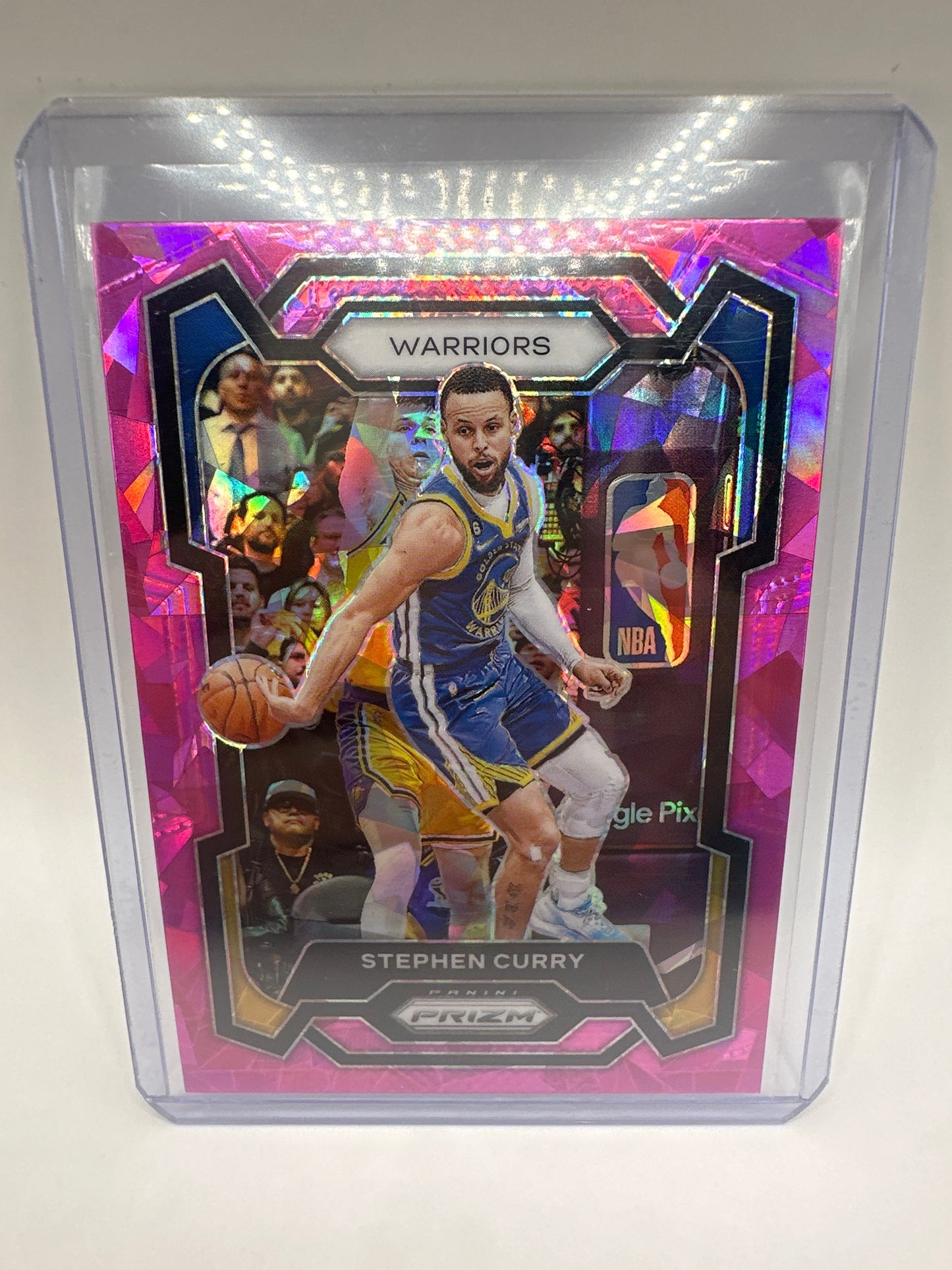 Stephen Curry 2023 Prizm #119 Pink Ice PSA 10