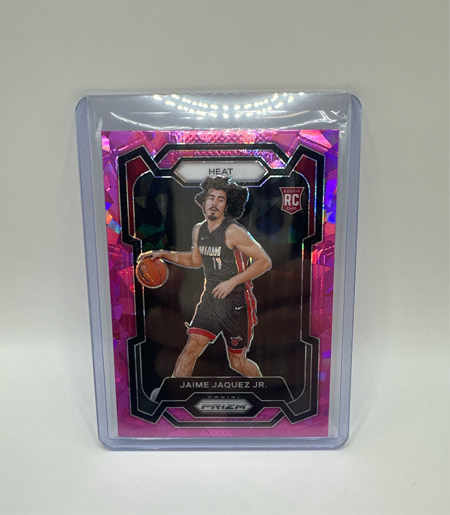 Jaime Jaquez 2024 Pink Cracked Ice Prizm - PSA 10