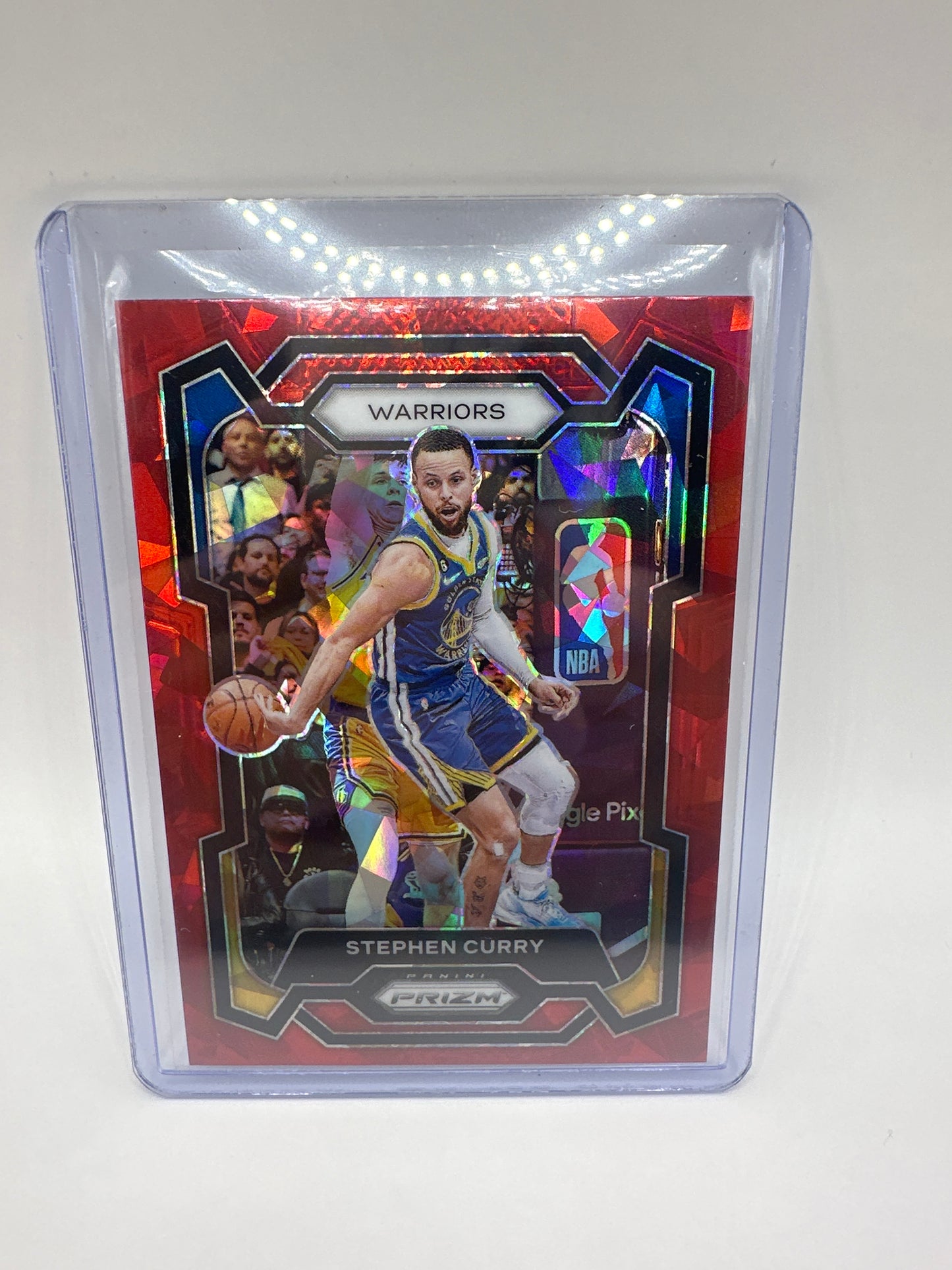 Stephen Curry 2023 Prizm #119 Red Ice PSA 10