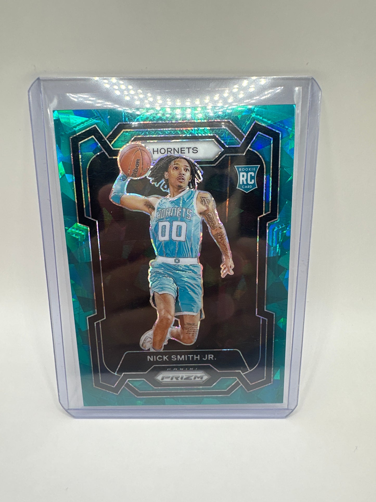 Nick Smith Jr. 2023 Prizm #135 Teal Ice /225 Rookie PSA 10